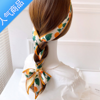 SUNTEK优雅法式发带丝巾女夏季绑发蝴蝶结头饰编发扎发丝带绑包飘带腰带