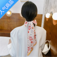 SUNTEK小丝巾女长条复古法式绑包包扎头秋丝带百搭装饰双面发带腰带