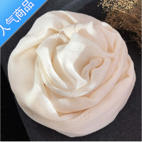 SUNTEK围巾女春秋棉麻长款韩版色百搭冬季薄款丝巾披肩两用纱巾姜黄色