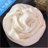 SUNTEK围巾女春秋棉麻长款韩版色百搭冬季薄款丝巾披肩两用纱巾姜黄色