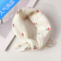 SUNTEK儿童围脖薄款三角男童围巾夏天小孩婴儿宝宝外出遮阳纱巾防风头巾