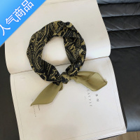 SUNTEK欧美文艺复古领巾小方巾丝巾男女亲子款搭配衬衫风衣装饰围巾新款