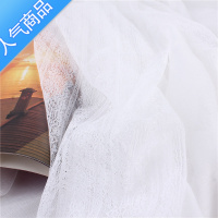 SUNTEK日系蕾丝拼接棉麻围巾女亚麻百搭秋冬款冬季薄长款色丝巾披肩