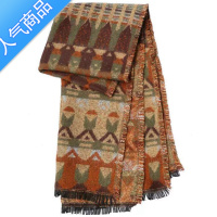 SUNTEK复古民族风雪山围巾稻城亚丁西藏新疆旅游秋冬保暖披肩加厚围脖女