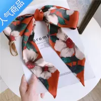 SUNTEK丝巾发带高级感山楂花编发丝带编辫子扎马尾长飘带蝴蝶结腰带领巾