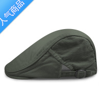 SUNTEK大码贝雷帽男秋季遮阳鸭舌帽女简约百搭休闲前进帽子男英伦画家帽