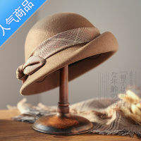 SUNTEK帽子女秋冬季贝雷帽女英伦复古呢蓓蕾帽法式小礼帽女名媛时尚