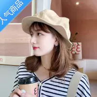 SUNTEK慵懒风~显脸小渔夫帽女春秋大版复古云朵帽日系小众夏季贝雷帽潮