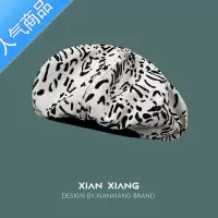 SUNTEK小众设计师贝雷帽女春秋款网红复古画家帽薄款凹造型大头围云朵帽