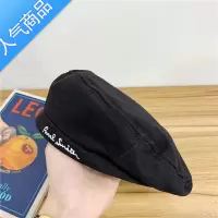 SUNTEKins网红贝雷帽小头围黑色贝雷帽2021年新款女春秋款气质设计师潮