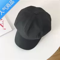 SUNTEK八角帽女夏季薄款英伦春秋帽子女韩版潮百搭复古报童帽棉麻贝雷帽