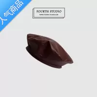 SUNTEK色pu皮质贝雷帽女生韩版网红ins风街头潮人蓓蕾帽英伦画家帽子