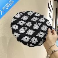 SUNTEK日系小众小花刺绣韩版ins贝雷帽子女薄春夏天网红款画家报童帽潮
