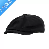 SUNTEK八角帽女 复古色大头围英伦画家报童前进帽子男女潮日系贝雷帽