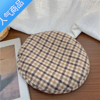 SUNTEK贝雷帽女日系秋冬毛呢复古格纹平顶文艺画家帽气质休闲时尚八角帽