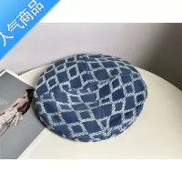 SUNTEK高品]菱形格纹设计贝雷帽子女百搭潮流画家帽时尚博主街拍款帽