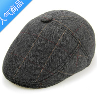 SUNTEK老人帽子贝雷帽冬天中老年人男士秋冬季爸爸爷爷帽老头保暖鸭舌帽
