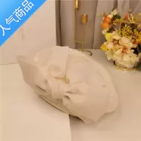SUNTEK法式复古蝴蝶结贝雷帽女夏镂空网眼画家帽透气南瓜帽英伦包头帽子