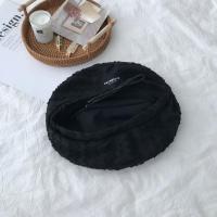 SUNTEK/2021新款贝雷帽子女春秋薄款蕾丝时尚画家帽透气夏英伦复古