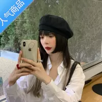 SUNTEK贝雷帽女夏薄款大头围帽子大脸适合圆脸大码画家帽大号复古英伦