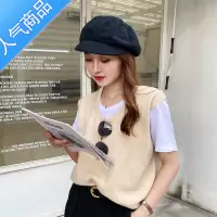 SUNTEK卡其色贝雷帽大头围2021新款日系遮阳帽子女夏秋画家帽显脸小薄款
