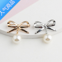 SUNTEK2021年新款潮夏季防走光扣天使珍珠胸针领口固定衬衫别针固定衣服