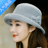 SUNTEK春天针织渔夫帽文艺防晒遮阳帽子女秋季夏韩版英伦礼帽潮百搭盆帽
