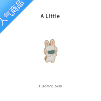 SUNTEKA Little戴口罩兔子胸针可爱日系卡通男女徽章创意别针包包装饰品