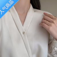 SUNTEK猫眼狐狸胸针女夏防走光扣器小众可爱日系精致领口别针装饰