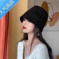 SUNTEK直筒水桶渔夫帽女夏季防晒遮阳帽子显脸小遮脸春秋薄款大头围盆帽