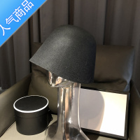 SUNTEK呢渔夫帽子女秋冬百搭潮显脸小钟型灯罩盆帽大头围水桶乞丐帽