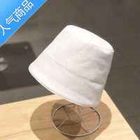 SUNTEK设计师款平顶复古水桶帽盆帽乞丐春夏学生日系个性棉麻渔夫帽