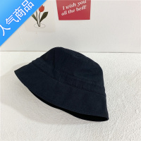 SUNTEK日系小众钟形平顶水桶帽女夏季薄款透气遮脸防晒色气质渔夫帽男