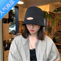 SUNTEK韩国透气ins百搭遮脸帽子女显脸小遮阳水桶帽休闲复古出游渔夫帽