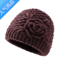 SUNTEK秋冬老人帽子女冬天老年人奶奶妈妈婆婆老太太中老年加绒毛线帽