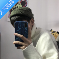 SUNTEK秋季韩版ins日系复古冷帽黑色百搭保暖针织毛线帽破洞帽子男女潮