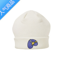 SUNTEK刺绣爱心冷帽街头嘻哈滑板圆顶ins秋冬星星毛线帽子针织