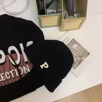 SUNTEK店主推荐/韩版百搭字母毛线帽子女秋冬时尚保暖护耳针织冷帽男潮