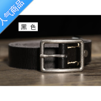 SUNTEK手工制作ins风女士方头软皮带牛仔裤百搭夏腰带vintage
