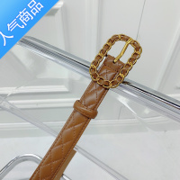 SUNTEK大Eees秋冬风衣外套小伴侣格纹腰带女气质简约百搭牛仔裤皮带