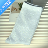 SUNTEK3双装春夏金银丝女袜韩国银葱日系亮丝色堆堆袜中筒袜女潮