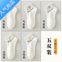 SUNTEK袜子女夏季短袜薄款夏天ins潮白色卡通日系透气防滑中筒女袜