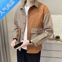 SUNTEK早秋长袖衬衫男秋装2021新款春秋装衬衣休闲男装上衣潮流帅气衣服