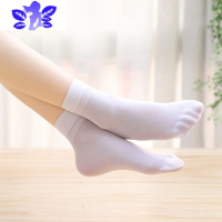 Ideamini 夏季纯白色短丝袜女超薄款天短袜子学生可爱日系少女白丝袜短袜子