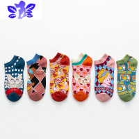 Ideamini袜子女短袜浅口船袜女士夏季薄款日系可爱学生短筒春秋款女袜袜子