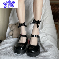 Ideamini几米公园 玻璃丝袜蝴蝶结薄款甜美短筒黑白色夏季可爱透气短袜女袜子