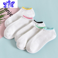 Ideamini10双装袜子女短袜夏季韩国浅口可爱薄款低帮白色学生袜船袜潮袜子