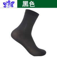 Ideamini20双男士袜子中年夏季薄款透气中筒男丝袜竹纤维冰丝袜带后跟袜子