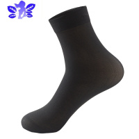 Ideamini丝袜男薄款夏季正装锦纶运动丝袜黑色冰丝袜超薄中筒商务男士袜子