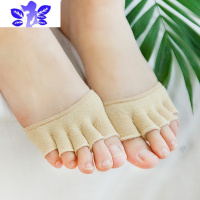 Ideamini五指袜全脚垫袜前脚掌半掌隐形高跟鞋袜女防滑夏季半指露脚趾袜套袜子